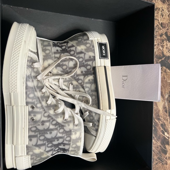 Dior high tops worn once original price 1,200 - Picture 6 of 7